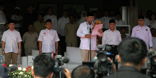 Di 5 momen ini Prabowo nyatakan siap kalah pilpres