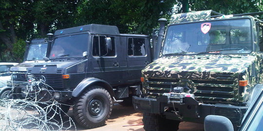 Alasan STNK bermasalah, polisi enggan beberkan pemilik Unimog