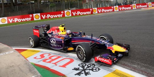 Klasemen pembalap Formula 1 selepas GP Belgia 2014