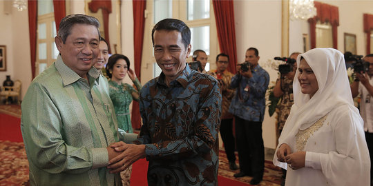 Jokowi: Poin besar pertemuan dengan SBY adalah APBN