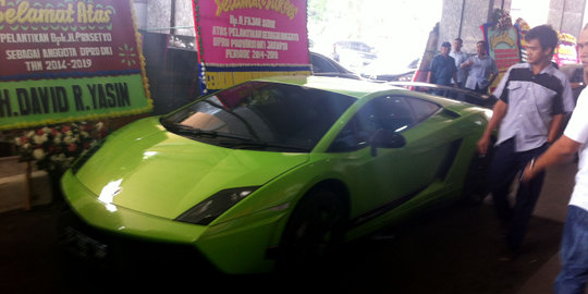 Lamborghini hijau berpelat bodong Haji Lulung akan disita polisi