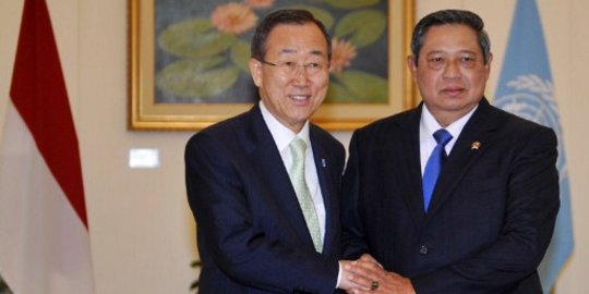 Gelar pertemuan, Presiden SBY dan Sekjen PBB bahas Gaza