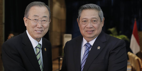 Usai temui sekjen PBB, SBY berangkat main golf