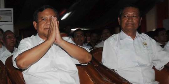 Suhardi berpulang, Prabowo ajak doa bersama di DPP Gerindra