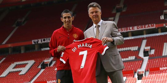 Bernomor punggung 7, Angel Di Maria resmi bergabung dengan MU