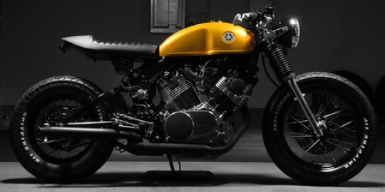 Yamaha XV750 kustom cafe racer  merdeka.com