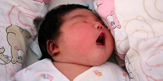 Bayi jumbo seberat 6,3 kilogram lahir di China