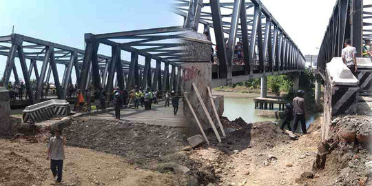 Jembatan Comal diperbaiki, pengiriman motor dialihkan via laut