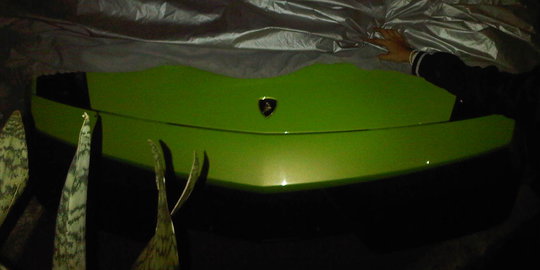 Lamborghini hijau diduga milik Haji Lulung disita Polda Metro