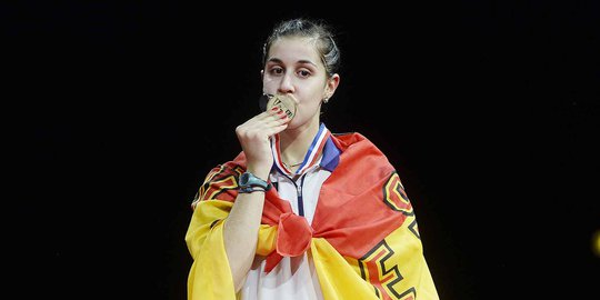 Carolina Marin, wanita Spanyol yang juara dunia bulutangkis