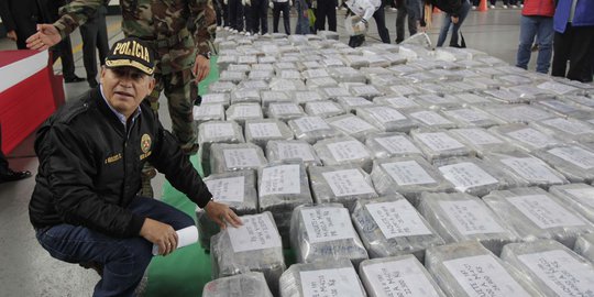 Polisi Peru ungkap selundupan kokain 7,7 ton berkedok batu bara