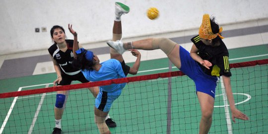 Intip persiapan atlet sepak takraw wanita jelang Asian Games