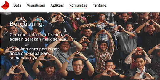 Data.id, portal resmi data-data di Indonesia yang bersifat umum