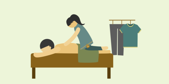 Pria mesum penasaran buka gembok celana wanita pemijat