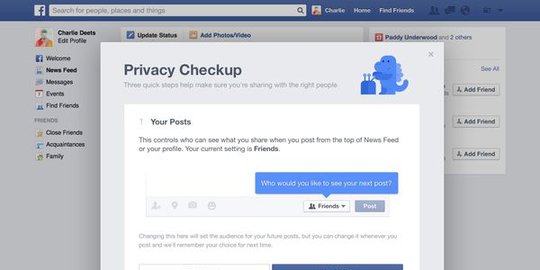 Tingkatkan keamanan akun, Facebook buat dinosaurus biru
