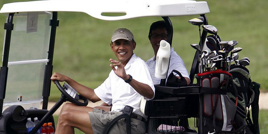 Obama menyesal main golf usai kematian jurnalis AS James Foley