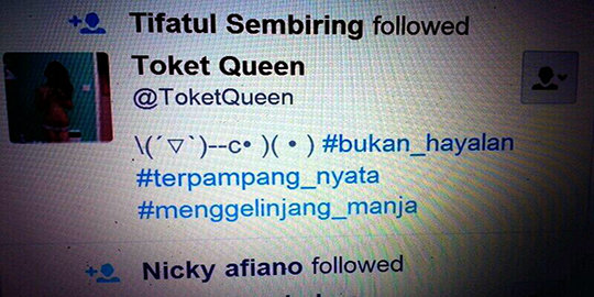 follow account toket queen rev1