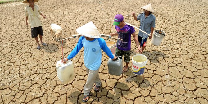 Kemarau 20 ribu jiwa di Klaten krisis air  bersih  