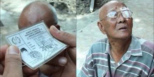 Kisah veteran jadi tukang timbangan keliling bikin nangis