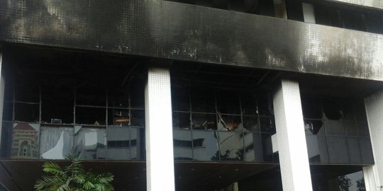 Pihak PRJ Kemayoran larang wartawan liput kebakaran gedung