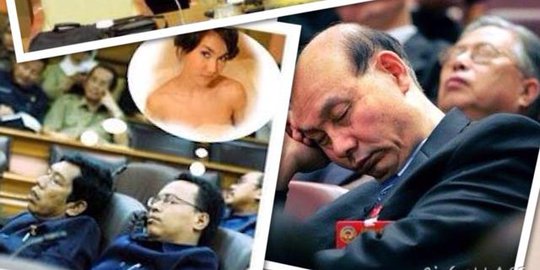 Meme anggota DPR/DPRD tidur marak di medsos terkait RUU Pilkada