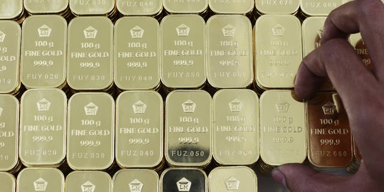 Sudah dua hari, harga emas stagnan di Rp 527.000 per gram