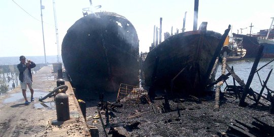 Kapal tangker Pertamina terbakar, 1 orang tewas di ruang mesin