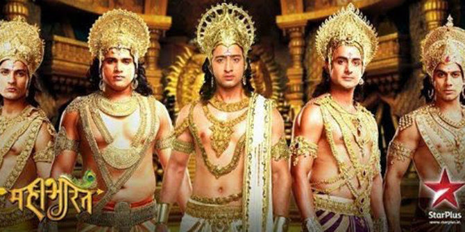 mahabharat star plus series dubbed indonesia