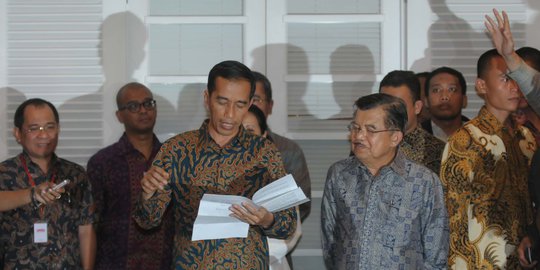 Ini hasil polling kabinet versi Jokowi Center
