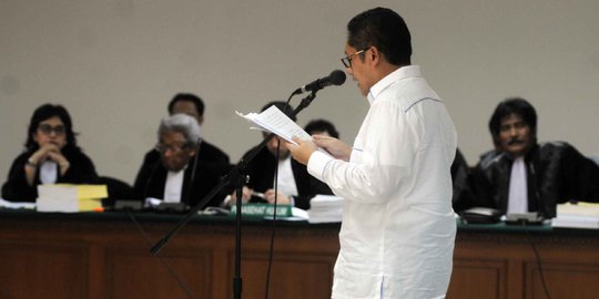 Sidang pledoi Anas terkait kasus Hambalang