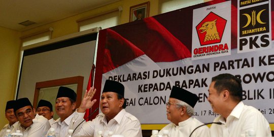 Gerindra sebut cuma PKS yang setia di kubu Prabowo