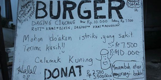 Burger bule AS di Purwokerto dalam 4 jam bisa laku 75 porsi