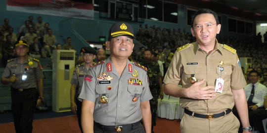 Ahok hadiri silaturahmi dengan Bhabinkamtibmas, Babinsa, & Lurah