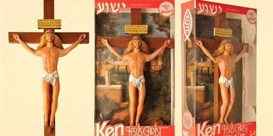 Seniman Argentina bikin boneka Bunda Maria & Yesus versi Barbie