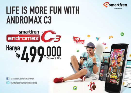 Smartfren luncurkan dua smartphone baru