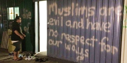 Masjid komunitas warga Indonesia di Australia dirusak