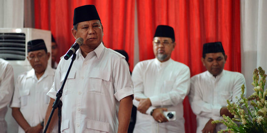 Demokrat walk out, Prabowo nilai sebagai bentuk kesadaran