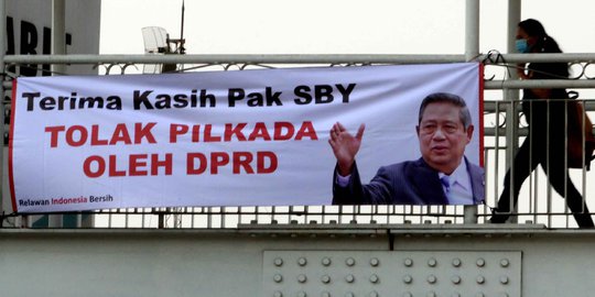 Apa kabar tebaran spanduk SBY dukung pilkada langsung?