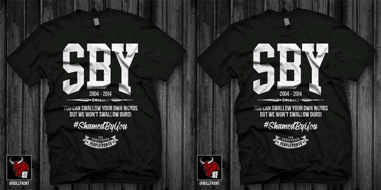 Netizen buat desain kaos #ShamedByYou