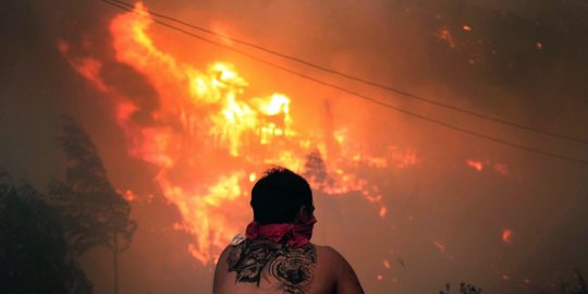 15 Jam hutan di dua desa lereng Gunung Merbabu terbakar