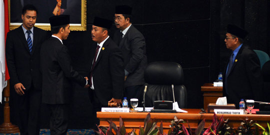 Jika ditolak DPRD DKI, Jokowi tetap bisa dilantik jadi presiden