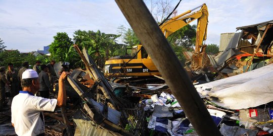 Pemukiman liar di sekitar Stadion BMW bakal ditertibkan