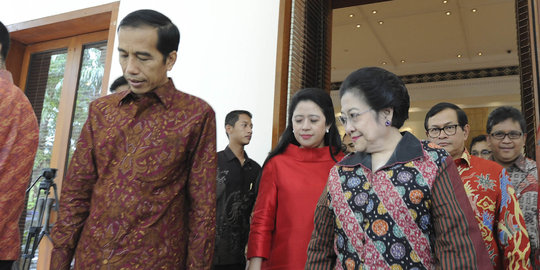Usai hadiri pelantikan DPR, Jokowi-JK sowan ke rumah Mega
