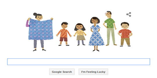 Google ikut rayakan Hari Batik Nasional