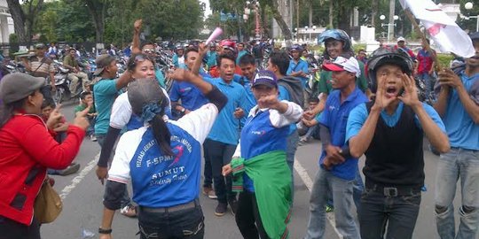 Buruh Medan tuntut kenaikan UMP sebesar 30 persen