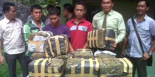 Pengedar ganja dan sabu diamankan di Kediri