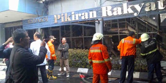 Kebakaran kantor Pikiran Rakyat akibat korsleting listrik