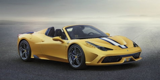 Ferrari 458 Speciale A berubah tanpa atap dalam 14 detik