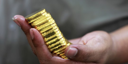 Harga emas batangan naik Rp 1.000 per gram
