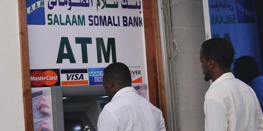 Somalia baru punya mesin ATM pertama